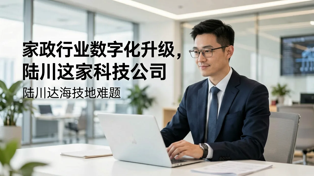 家政行业数字化升级,陆川这家科技公司如何破解落地难题